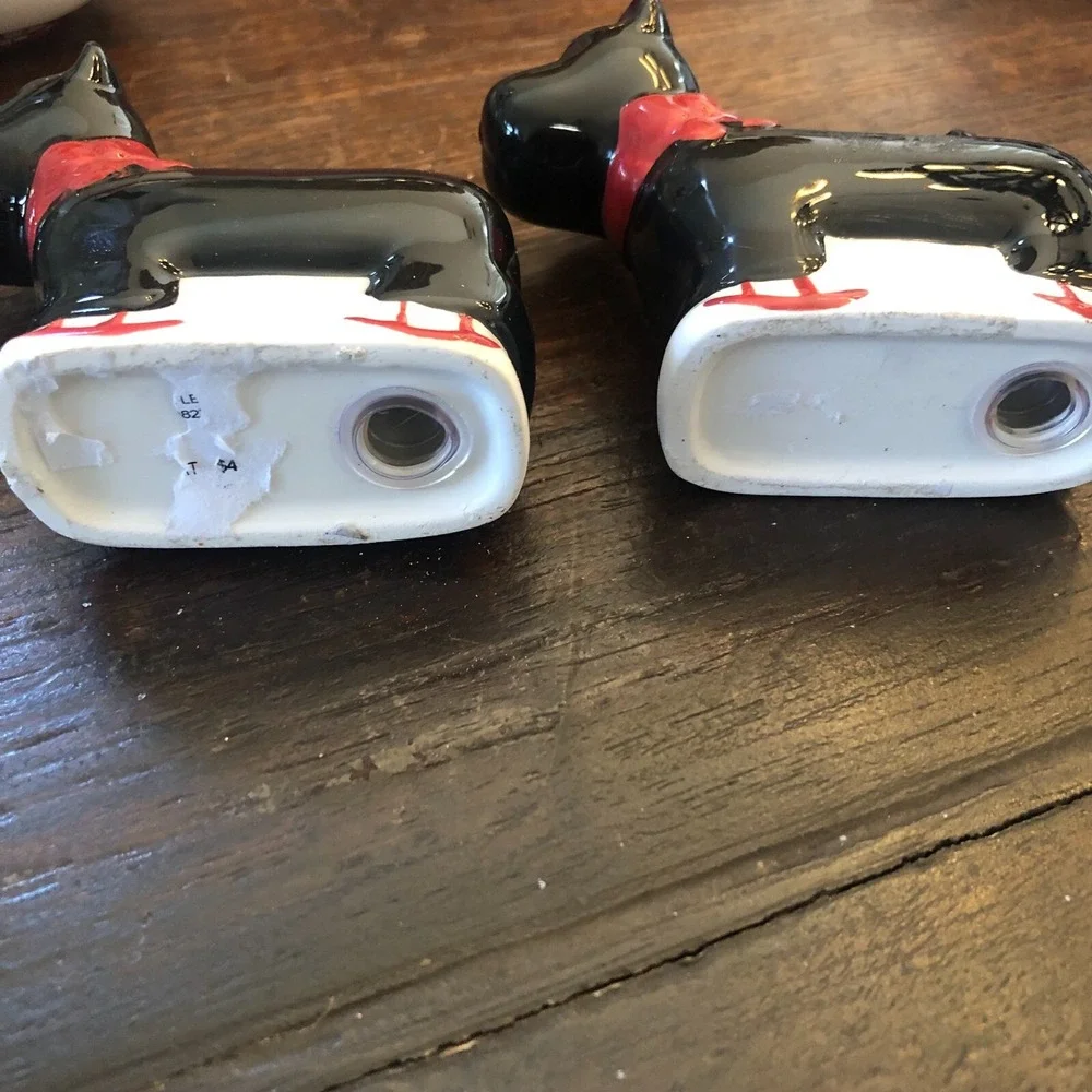 Global Design Connections Schnauzer Salt/Pepper Shakers Butter/Sugar Container